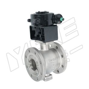 Flange V-Port Stainless Steel Ball Valve
