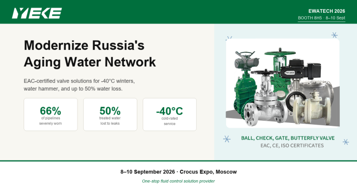 Modernizing Russia's Water Networks: Valve Solutions for Cold Climates, Aging Pipes & High Water Loss
